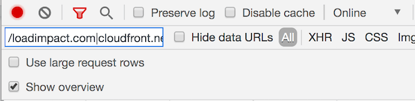 Save HAR filter domain using regex
